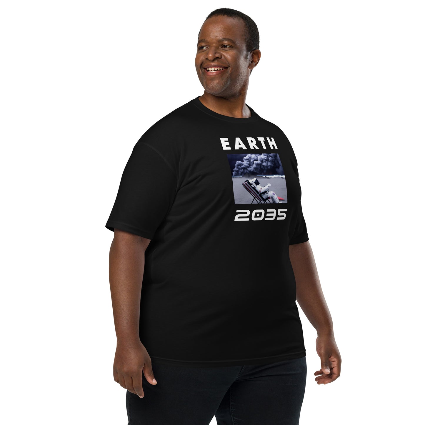 Earth 2035 - Men’s premium heavyweight tee